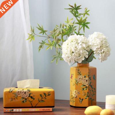 Ceramic Kitchen Napkin Carton Porcelain Bathroom Tissue Box