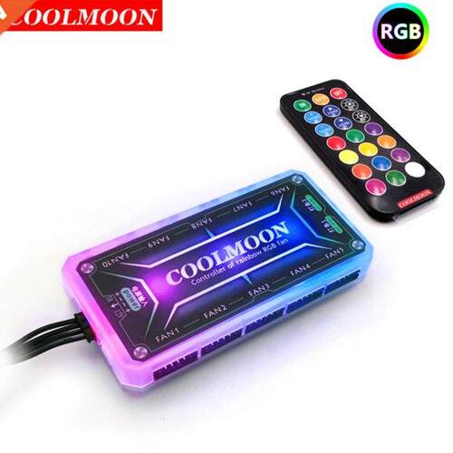 COOLMOON RGB Remote Controller DC12V 5A LED Color Intelligen
