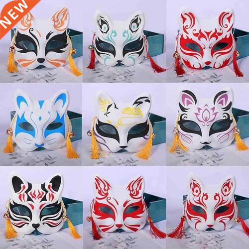 Anime Demon Slayer Foxes Mask Hand-painted Japanese Mask Hal