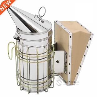1 Pc Beekeeping Tool Stainless Steel Bee Hive Smoker Galvani
