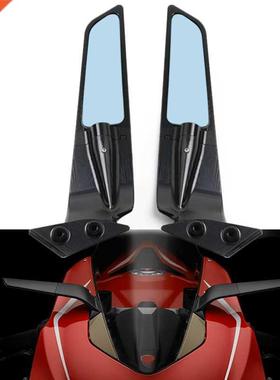 Motorcycle Side Mirrors Modified Wind Wing Adjustable Rotati