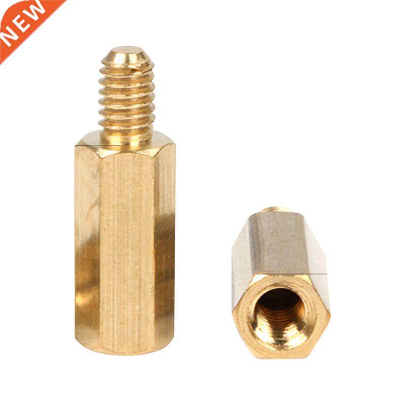 0Pcs M2 * 25 + 4mm unilateral hexagonal brass column suppor