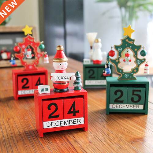 Wood Christms Decortion Nutcrcker Puppet dvent Clendr