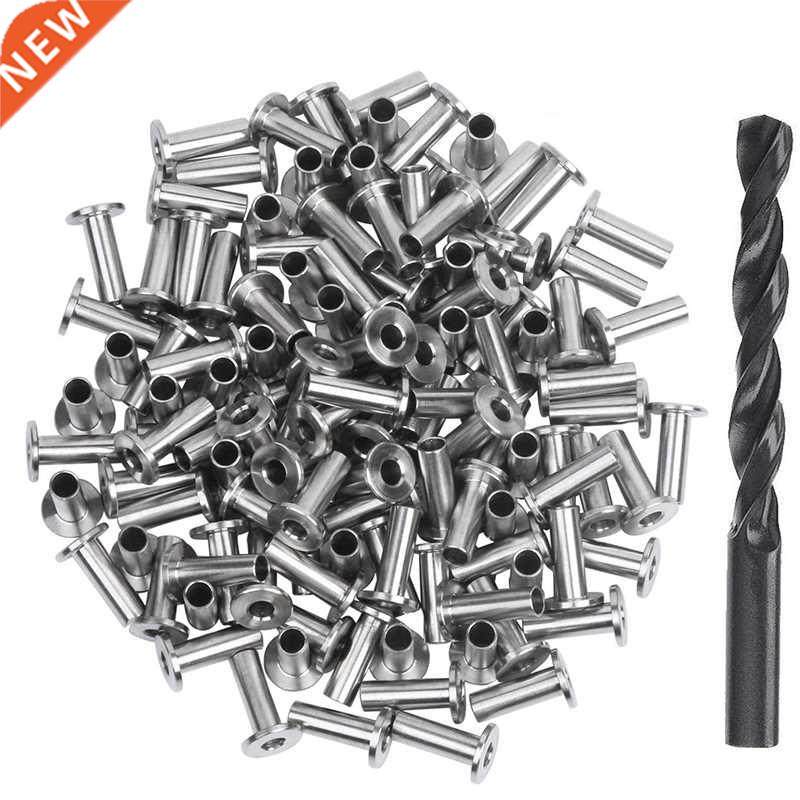 120 Pack Stainless Steel Protector Sleeves for 1/8 inch 5/32