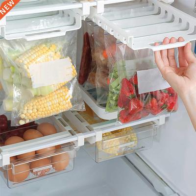 Refrigerator Fresh-Keeping Shelf Food Storage Rack Strechabl