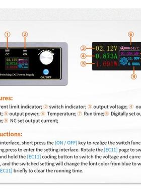 Programmable CNC Buck-boost DC Adjustable Regulated Power Su