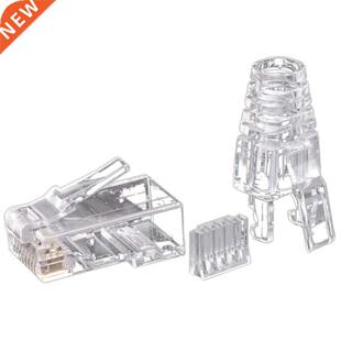 100Pcs Cat6 RJ45 Connector UTP Cable Ethernet Jack 8P8C Netw