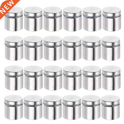 24 PCS Standoffs Screws 1 X 1 Inch Stainless Steel Sign Stan