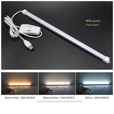 35cm DC 5V USB Aluminum Rigidity lamp LED Under Cabinet ligh
