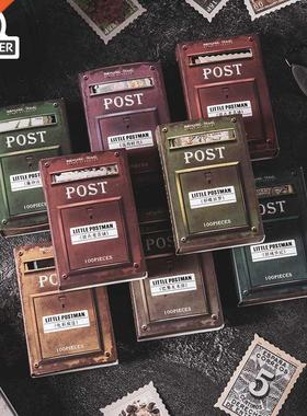 Mr.paper 8 Designs 100Pcs/lot Vintage Postman Series Stamp