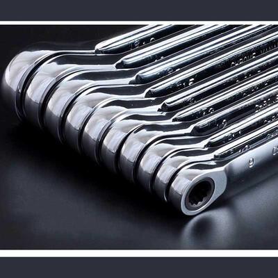 Double Head Ratcheting Box Wrench Metric
