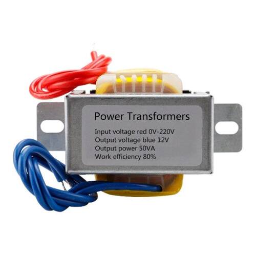 Ei Type Transformer 220V to 12V Plain Meter Copper Power Tra