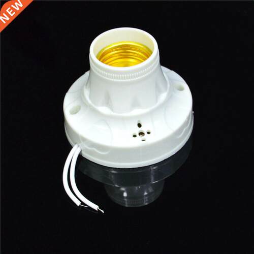 E27 Sound Light Control Sensor Base Holder for LED Bulb Ener