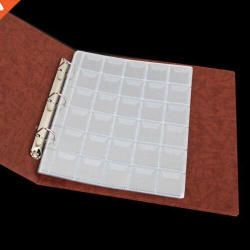 1 Sheets 30 Pockets Plastic Coin Holders Storage Collection