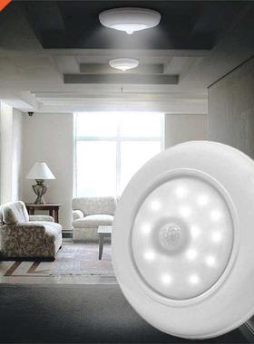 Motion Sensor Wireless Ceiling Light Sensing Activated Batte