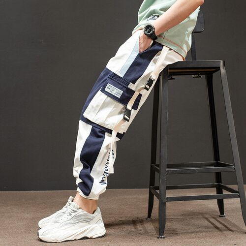 2021 nd Jogging Pants Men Punk Tracksuit Streetwear Baggy Tr