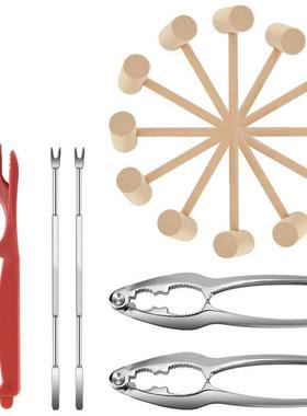 Seafood Tools Set,Lobster Crab Mallets,Lobster Shellers,Crab