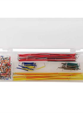 140Pcs 22AWG U Shape Shield Solderless Breadboard Jumper Cab