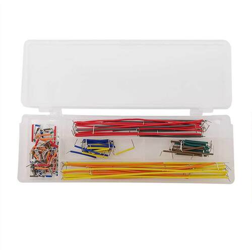 140Pcs 22AWG U Shape Shield Solderless Breadboard Jumper Cab