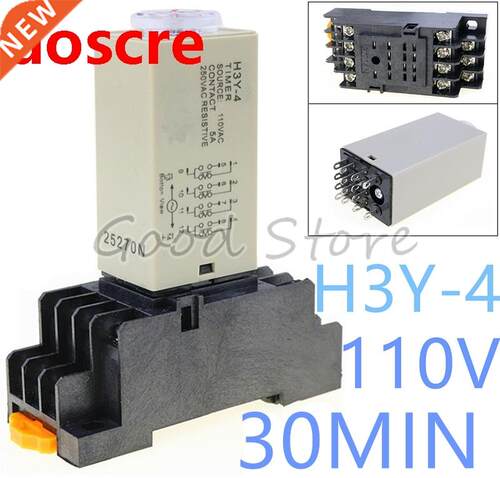 1SET  H3Y-4 0-10Sec 36V Time relay power delay controller ST