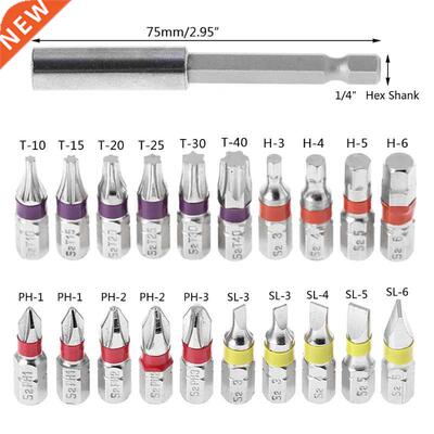 High quality 20 Pcs Torx Flat Hex Screwdriver Bit Set PH Hea