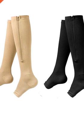 Brothock Zpper Compresson Socks 1/2/3/5 Pars Calf Knee H