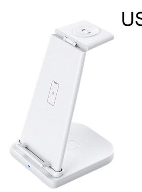 3 In 1 Wireless Charger QC 3.0 Plug 15W Fast Charging For Ph