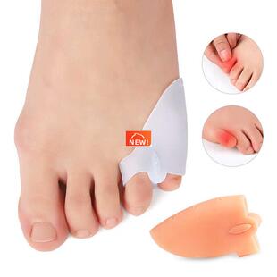 2pieces=1pair Hammer Toes Separator Gel Silicone Foot Care T
