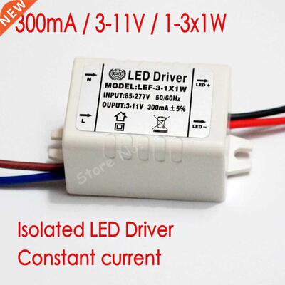 Hhg Qualty solated 300mA 1 3x1W Led Drver 1W/2w/3W Powe