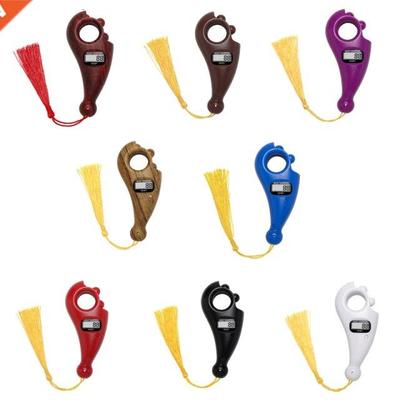 Portable Handheld Tassel Digital Beads Counter Finger Game D