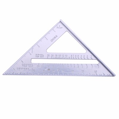 Speed Square Protractor Aluminum Alloy Miter Framing Tri-squ