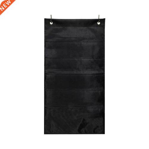 Organizer Wall Mounted With Hooks Storage Door Portable Maga