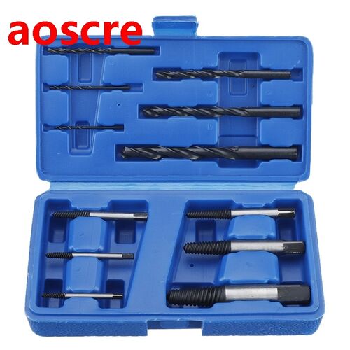 12Pcs Damaged Screw Extractor/ Drill Bit Bolt Stud Removal T
