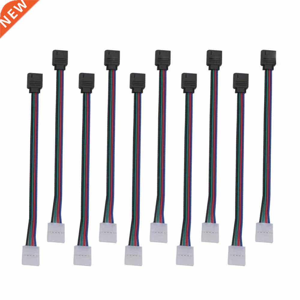 2Pcs 4pin led connector extension cable 4 pin No Cable PCB B