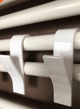 White Hanger for Railing Heated Hook up Towel Radiator Rail