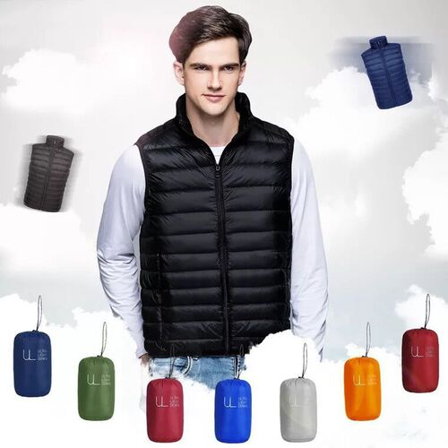 winter Men's down jacket men's warm vest coats Sleeveless ja