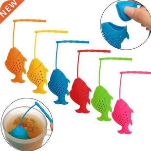 Fish Shaped Tea Infuser Reusable Silicone Tea Strainer Loose