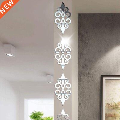 10pcs Self-adhesive Tiles 3D Mirror Wall Stickers Wall Decal