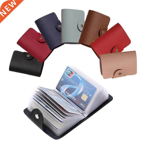 24 Bits Credit Card Holder Business Bank Card Pocket PVC Lar