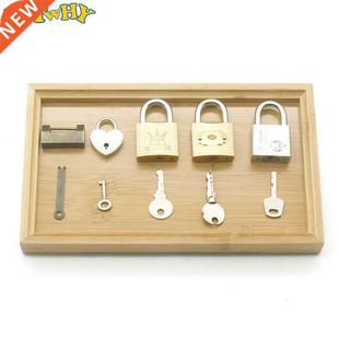 Keys with Tray Montessori Life and Practical Material Locks