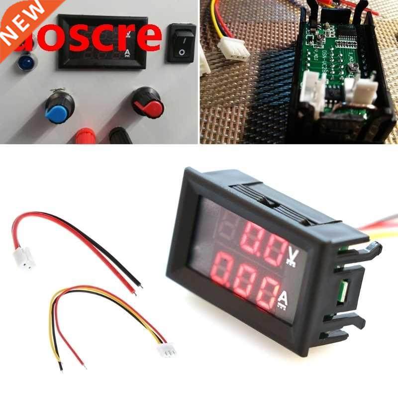 DC 0-100V 10A Dual LED Digital Voltmeter Ammeter Voltage AMP