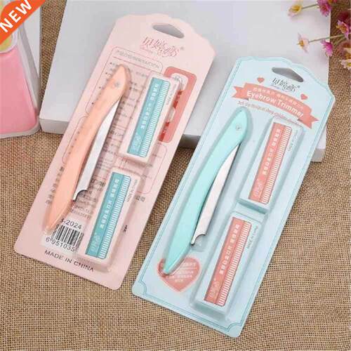Eyebrow Trimmer with 10 Razors Portable Eyebrow Razor Set Ey