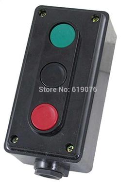 380V 5A 3 Press Buttons Electric Motor Tool Momentary Switch