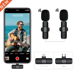 Wireless Lavalier Microphone Broadcast Lapel Microphones Set