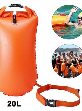 Outdoor 20L Waterproof PVC Swimming Buoy Dry Bag Multifuncti