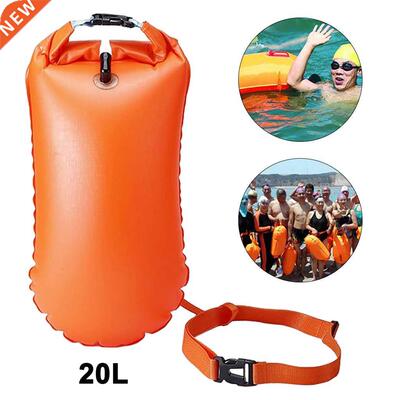 Outdoor 20L Waterproof PVC Swimming Buoy Dry Bag Multifuncti