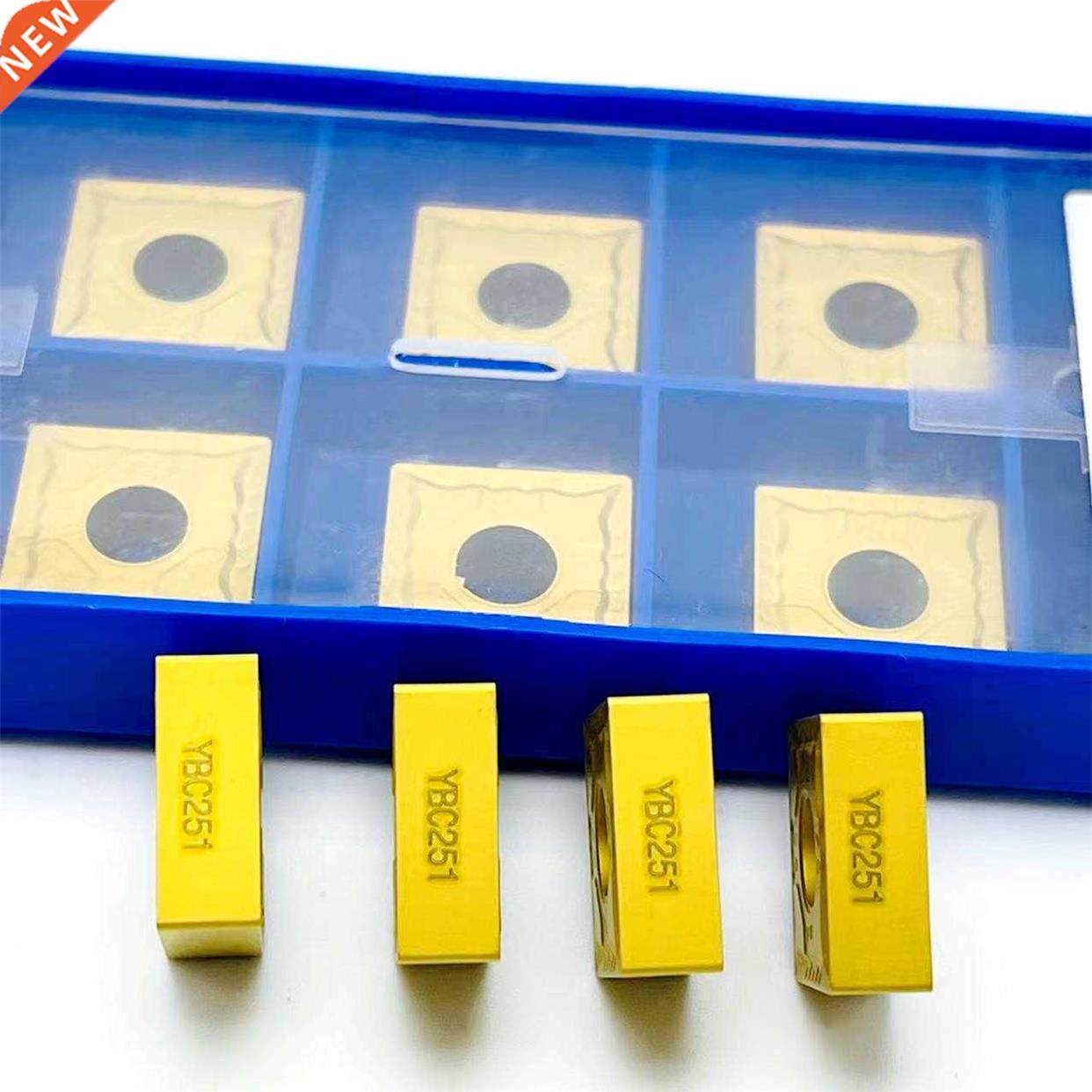 10Pcs SNMG120404 PM YBC251 SNMG120408 PM YBC251 Cbide Inse