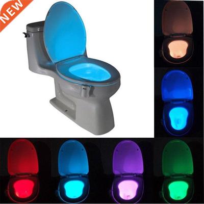 Smart Motion Sensor Tet Seat Night Light 8 Colors Waterproof