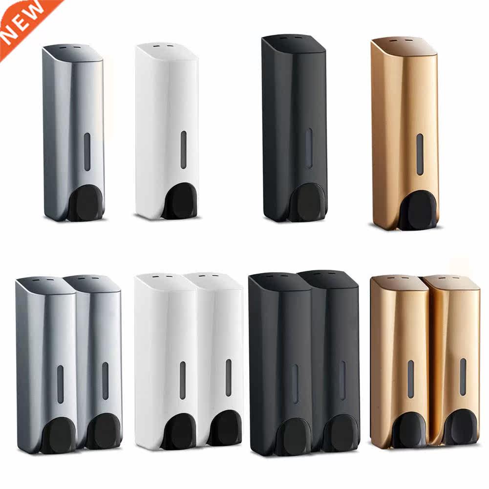 Single Double 380ml Soap Dispenser Wall-mount Shower Bath Sh