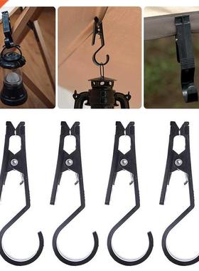 4 Pcs/set Outdoor Tent Canopy Cloth Clip Hook Holder Portabl